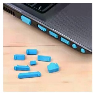 Karet Penutup Tutup Anti Debu Lubang Port Laptop Silicone Notebook Dust Plug