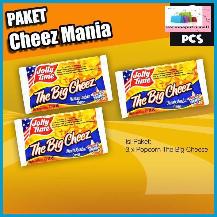 

E5Ewsfg- Paket Cheez Mania (3Tbc) - Jolly Time Mircowave Popcorn 78Itjyhf-