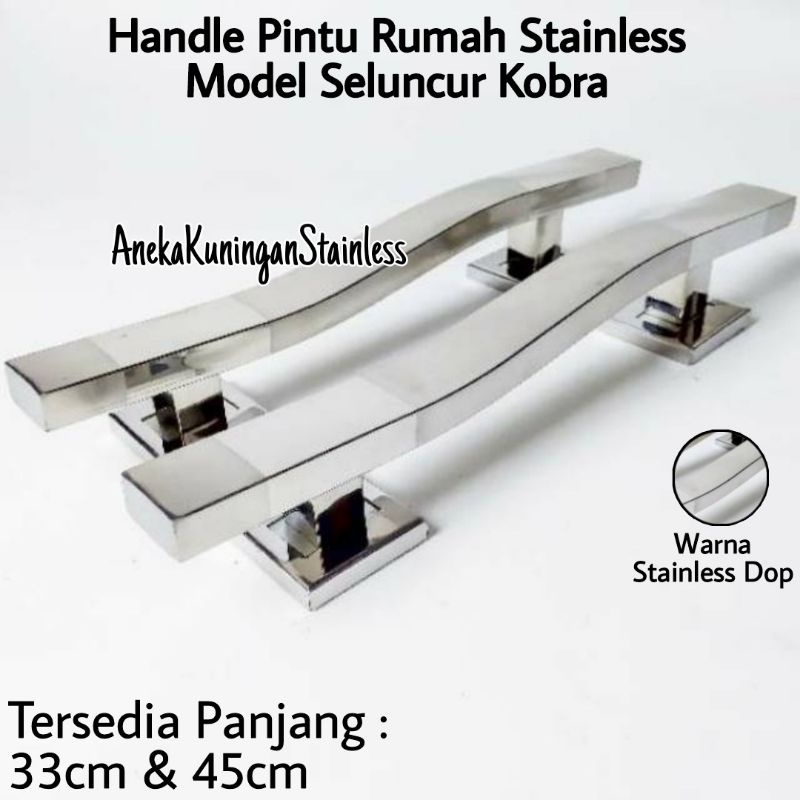 handle pintu rumah panjang 45cm tarikan gagang pintu rumah stainless handel hendel pintu rumah minimalis model seluncur