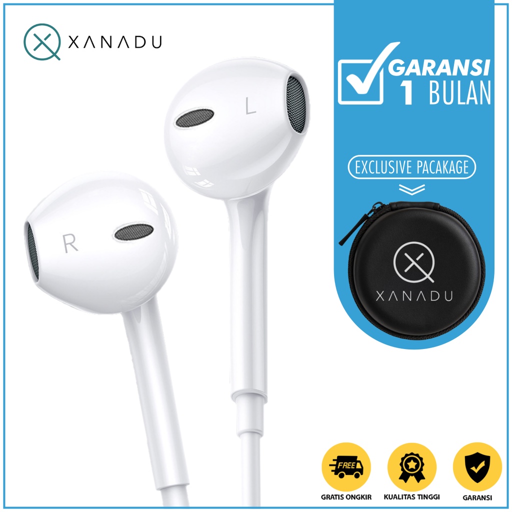 Headset Xanadu Stereo Earphone In-Ear Earphone Stereo Bass