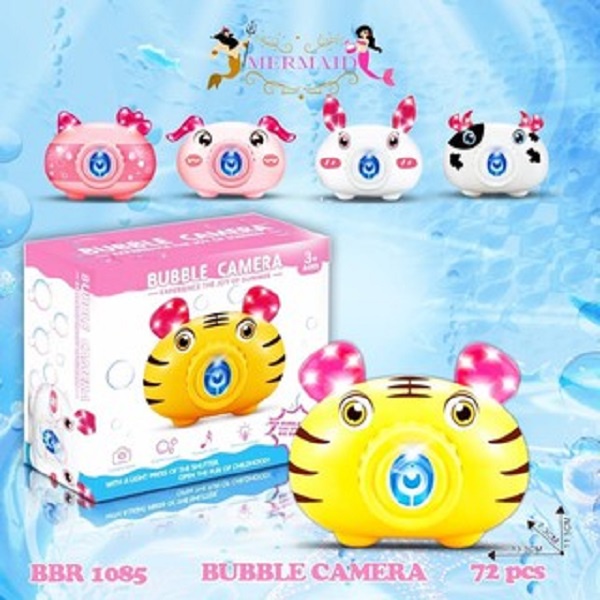 IH MAINAN BUSA ANAK BUBBLE CAMERA GELEMBUNG SABUN ( PLUS BATERAI )