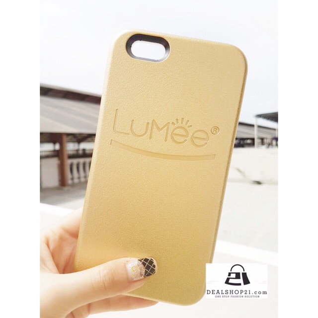 Lumee Led Glam Case For iPhone 6 ( 100% Copy Authentic, With Blackring On Camera ) New Colour, Gold!