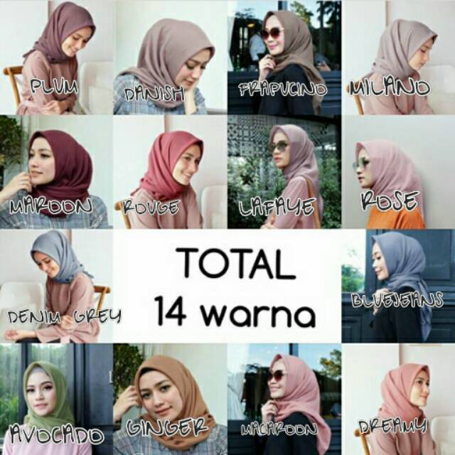 Warna Hijab Rouge