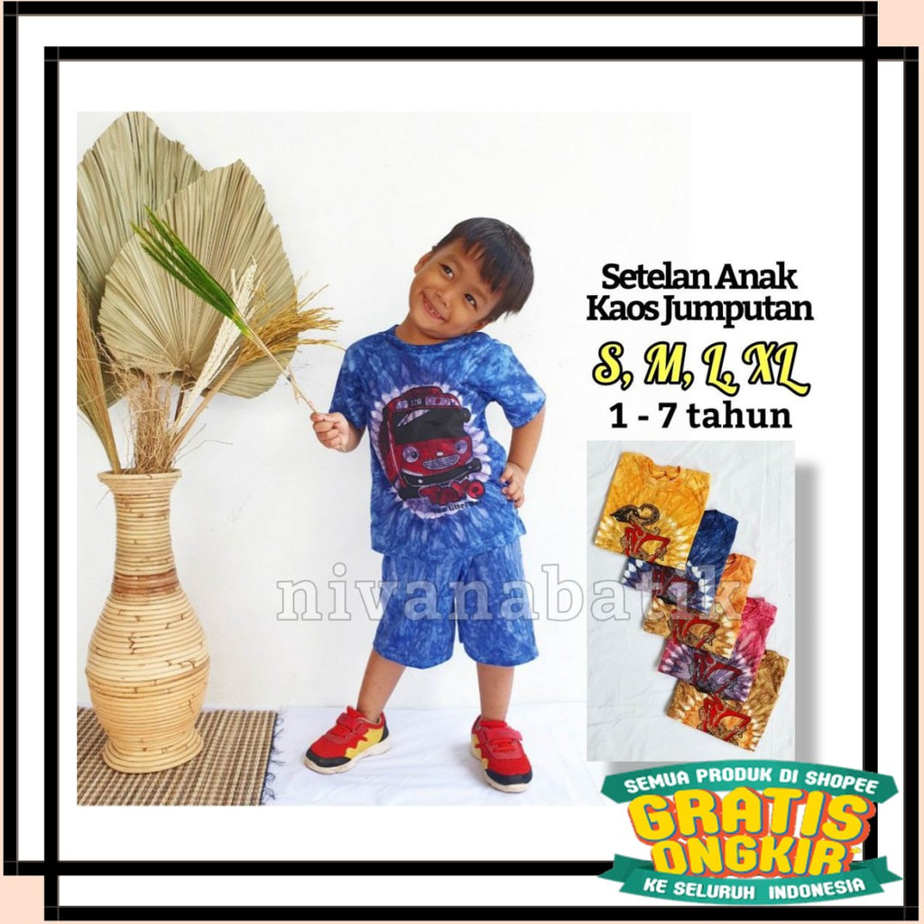 SOLO KERIS FULL BROKAT RUFFLE BENANG RAJA TENUN / BISA COD SETELAN KAOS ANAK BATIK JUMPUTAN BAJU
