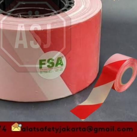 

Safety line Garis Proyek Police Line FSA 3"x300m Merah Putih