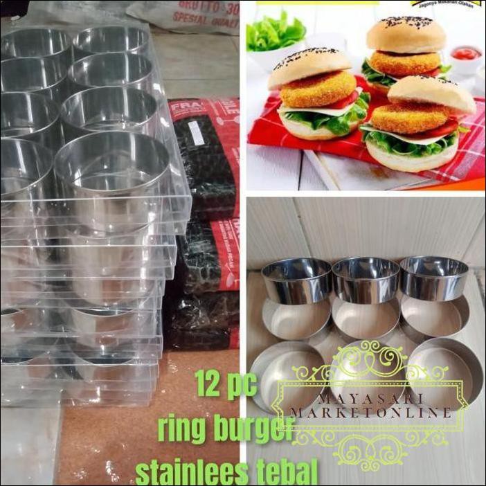 

Ring Bulat 11 Cm/Ring Burger/ Ring Cutter Murah/ Ring Cutter Stainlees