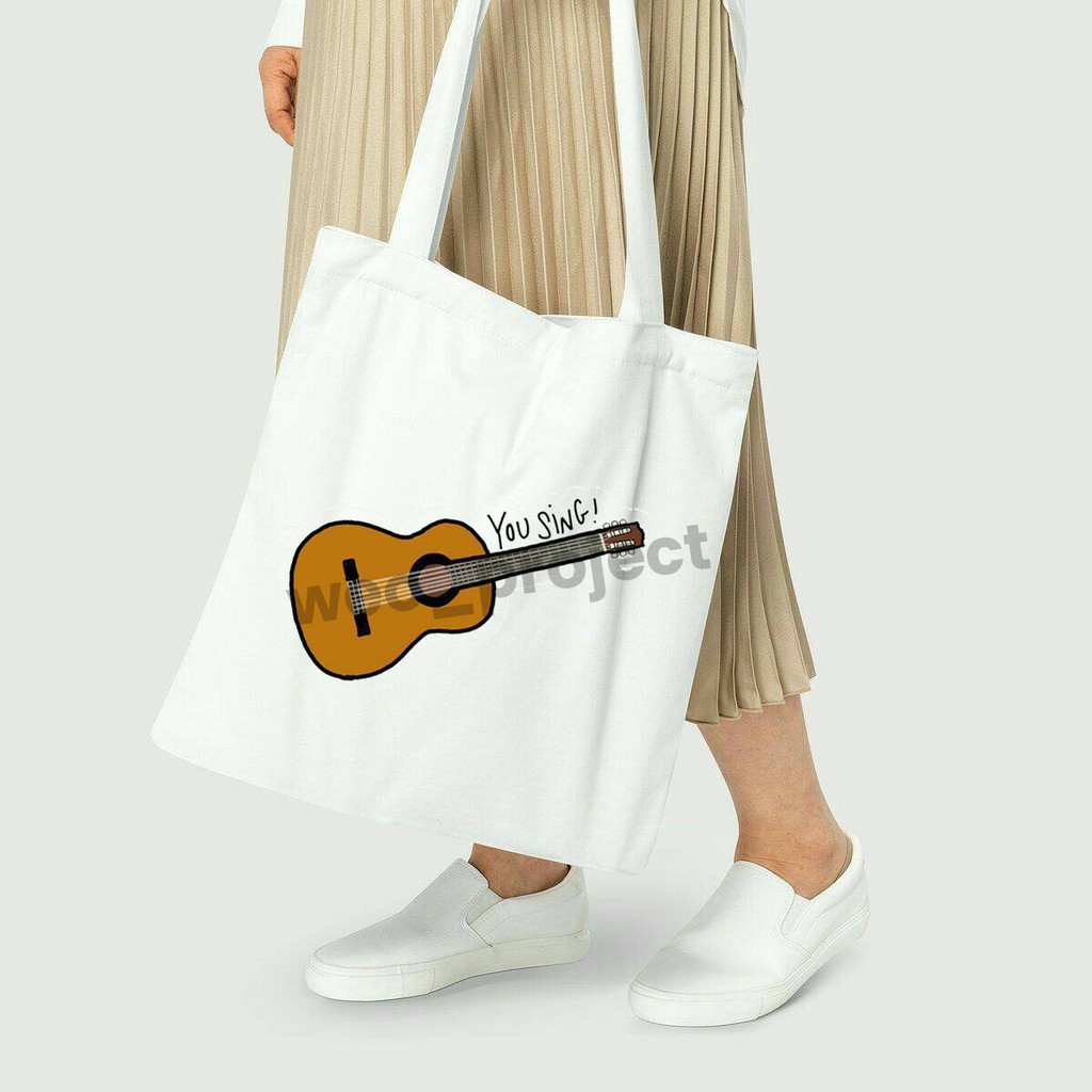 TOTE BAG KANVAS / TOTE BAG WANITA / TOTE BAG GITAR