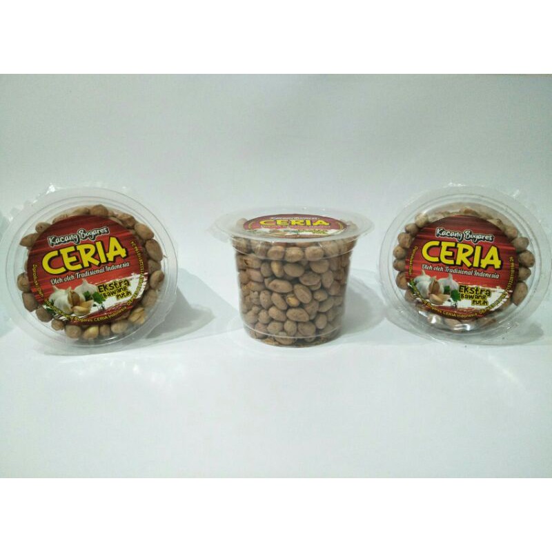 

Kacang Bogares Cup 130gram/Kacang Bogares Bawang Putih