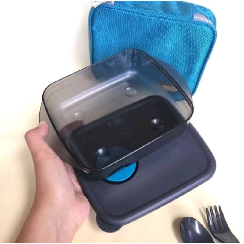 Xtreme Meal Box/xtreme botol/xtreme tupperware/tupperware hitam