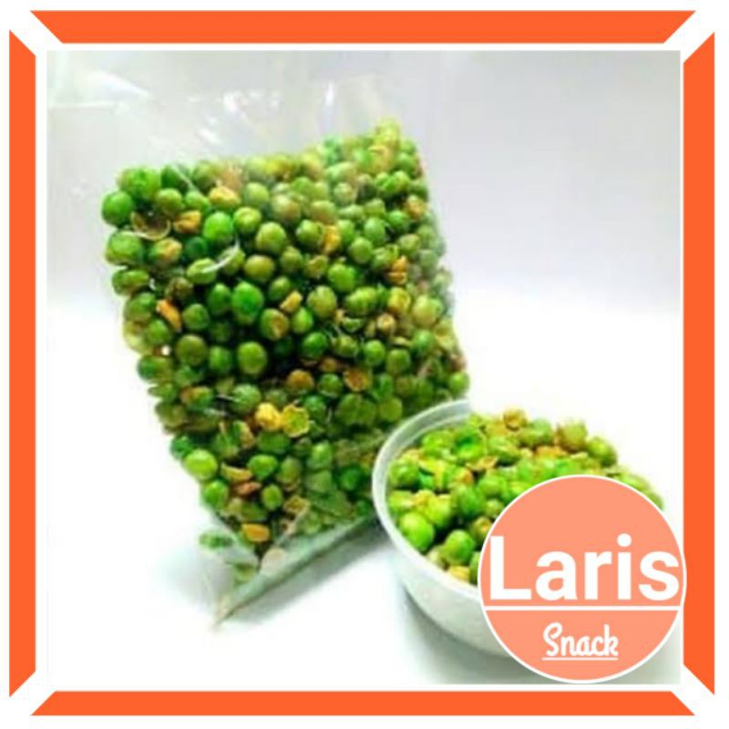 

Kacang Polong Polos 300 GR / Kacang Polong Hijau Ijo (Snack Kiloan) / LarisSnack