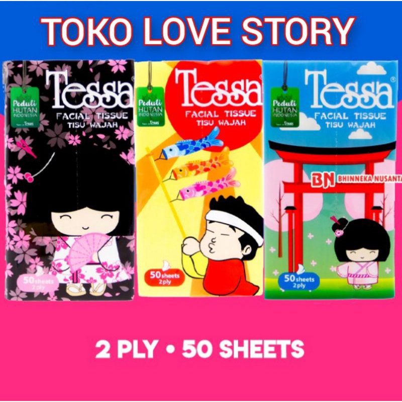 TISSUE TRAVEL PACK 50 SHEET PASEO MONTISS TESSA TISU TISIU TISYU