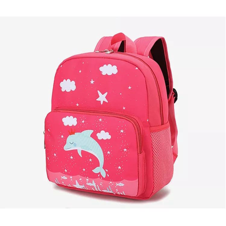 dzakybag - Tas Ransel Sekolah Anak SD Perempuan karakter unicorn Lumbah - lumbah trendy kekinian