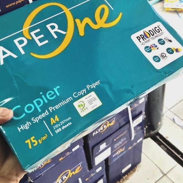 

Miliki Kertas A4 75 gram Paper One 1 rim !