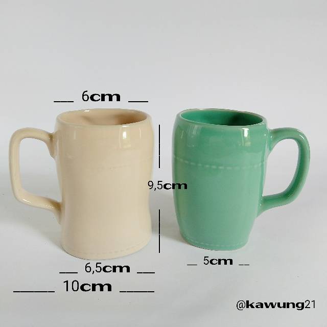 Mug Couple Warna Cangkir Gelas Keramik Lucu  Souvenir Barang Unik Cantik