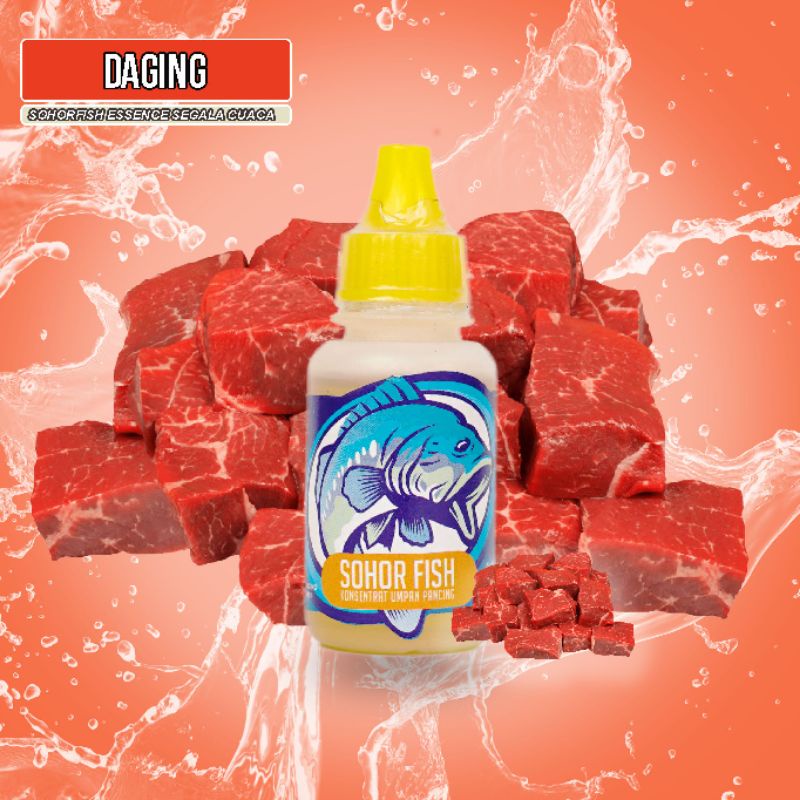 Essen Daging 30 ML | Essen Daging Sohor Fish | Essen Galatama |