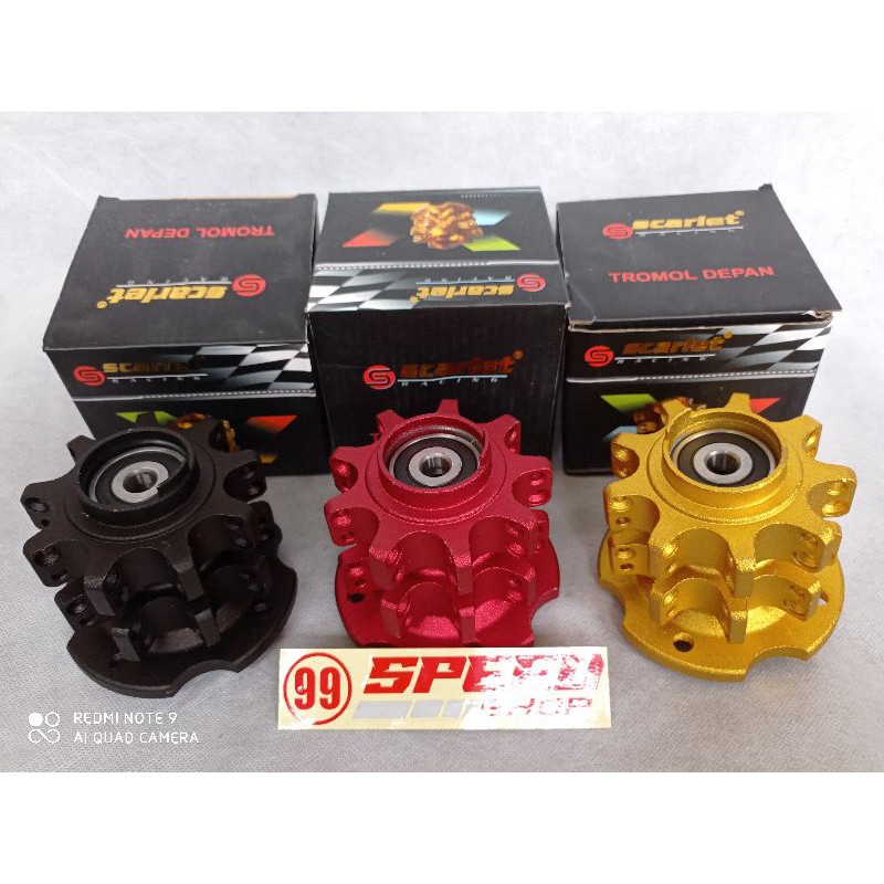 Tromol depan belimbing +lahar+bosh tengah Dscarlet racing mio,mio soul,mio smile