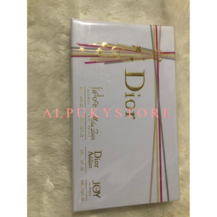Dior 4 Pc Set Parfum Original Box Segel