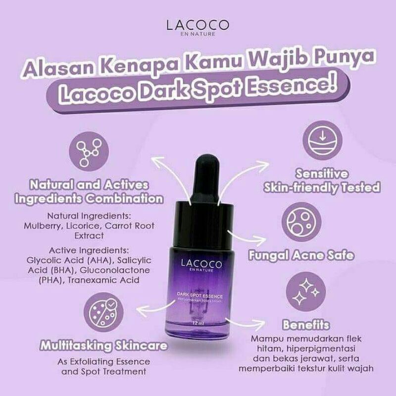 Lacoco dark spot essence/ antiflek lacoco
