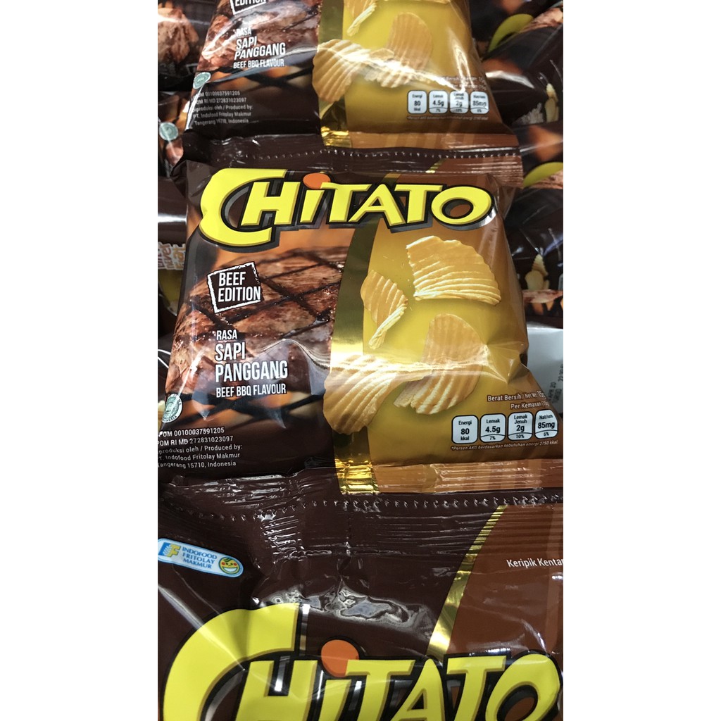 

PROMO CHITATO SAPI PANGGANG - CHIKI BEEF BBQ FLAVOUR POTATO CHIPS DUS MURAH TERMURAH