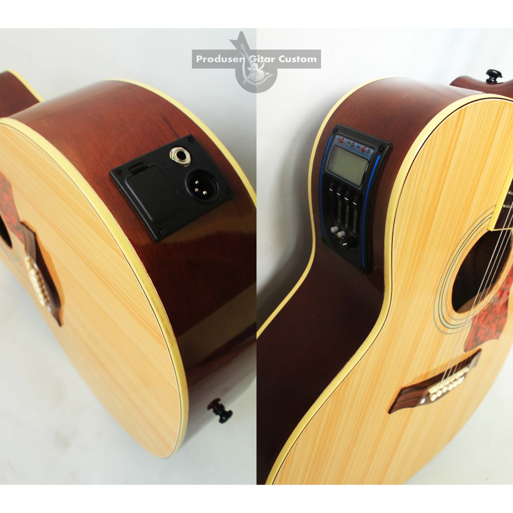 Gitar Taylor Akustik Elektrik Custom