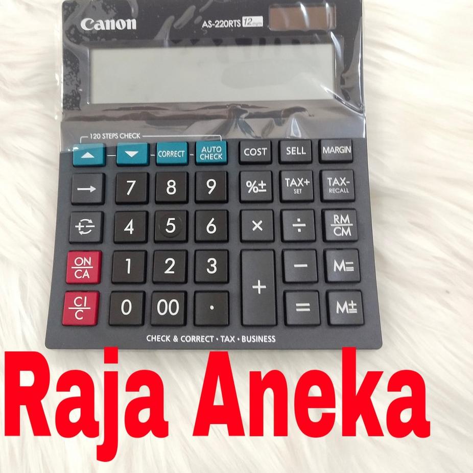 

Best - CANON CALCULATOR KALKULATOR AS-220RTS LEBAR 12DIGIT CHECK CORRECT AS 220RTS 売