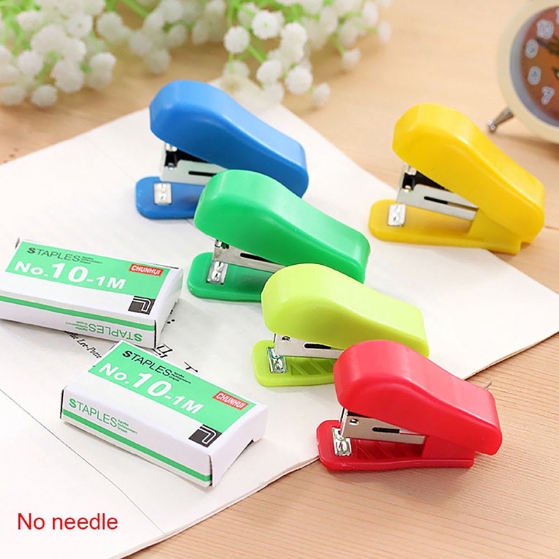 

Stepless mini stapler