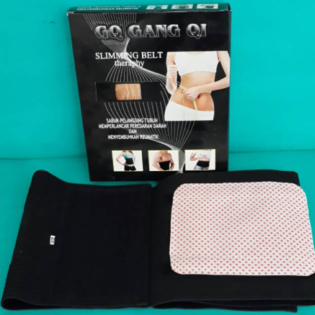 Korset Sabuk Pelangsing Tubuh Ganqi/Slimming Belt Murah meriah/Hot belt terapi panas