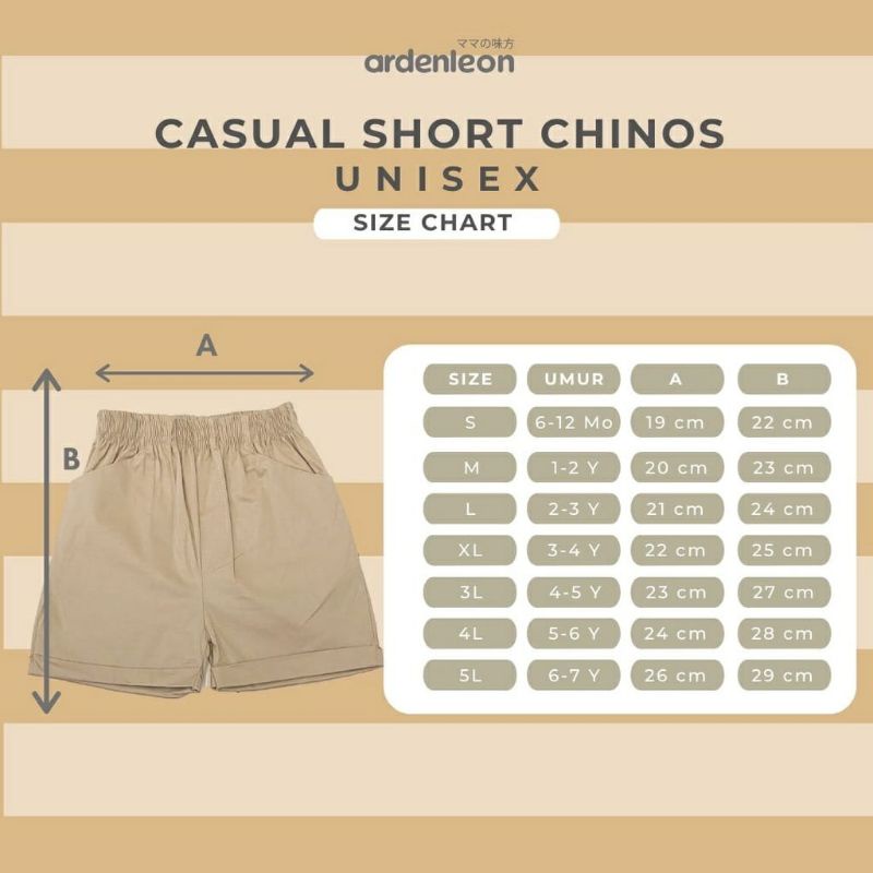 Ardenleon - Asual Short Chinos