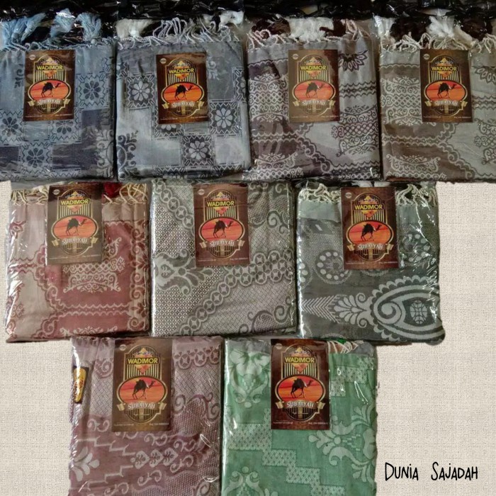 Sorban Wadimor Subaiyah Jaquard / Sorban Wadimor Kuncir - RANDOM (S8A5) Sorban hijau Sorban hitam So