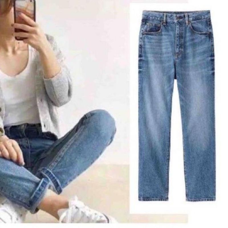 JEANS GU BY UNIQLO BOYFRIEND STRAIGHT  (REJECT TIPIS)