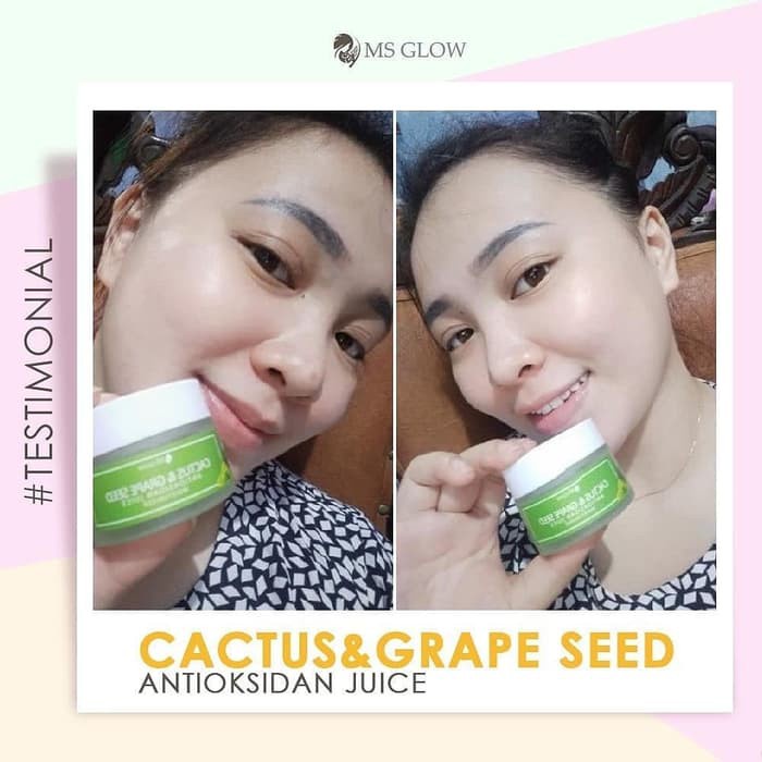 KNB MS GLOW CACTUS DAN GRAPE SEED MOISTURIZER