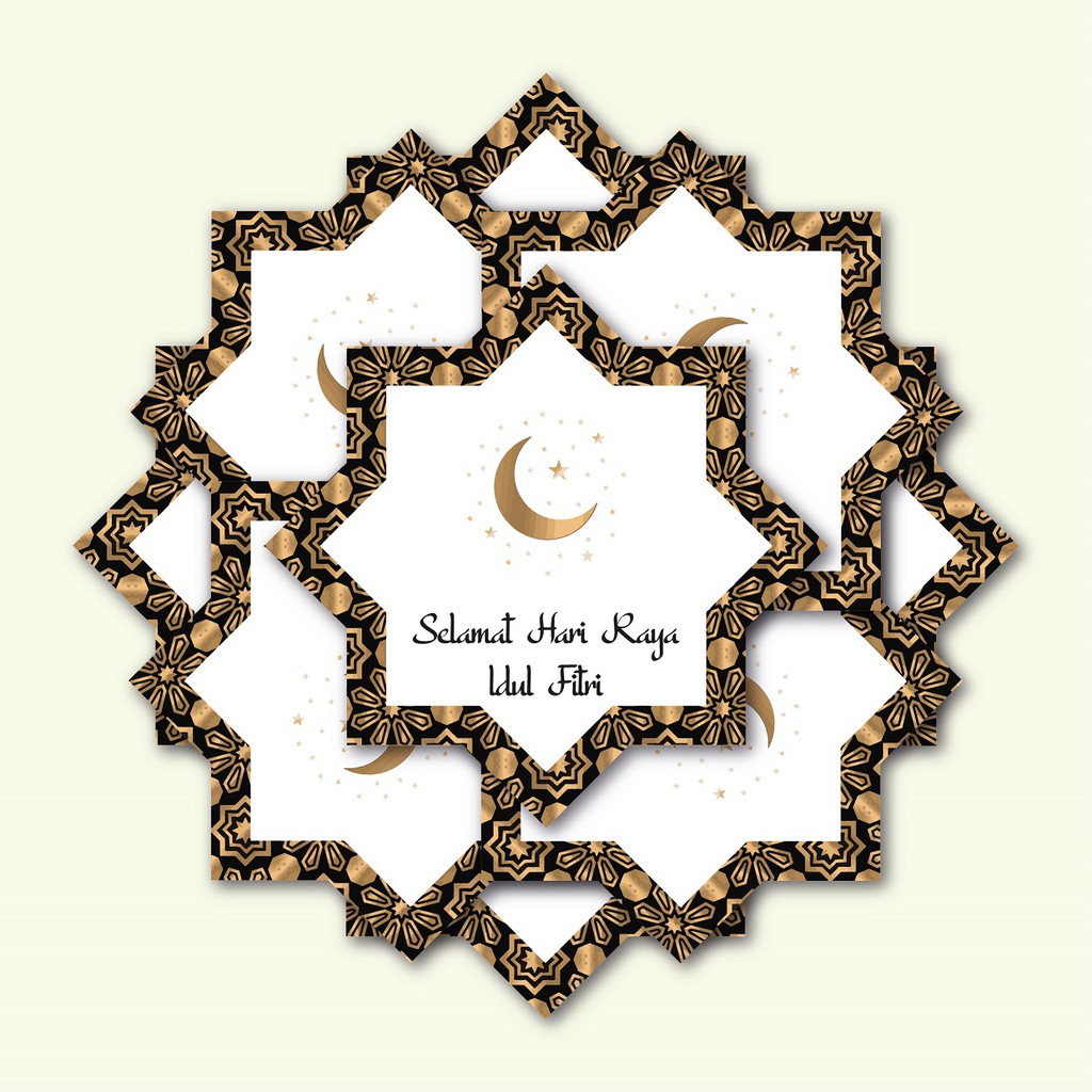 

STICKER/STIKER LABEL UCAPAN SELAMAT LEBARAN/IDUL FITRI CHROMO/20pcs v3