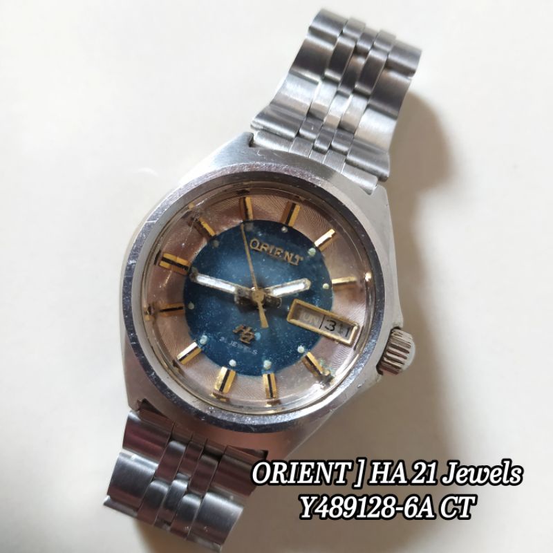 jam tangan ORIENT] HA Y489128-6A CT Automatic 21 jewels Rare
