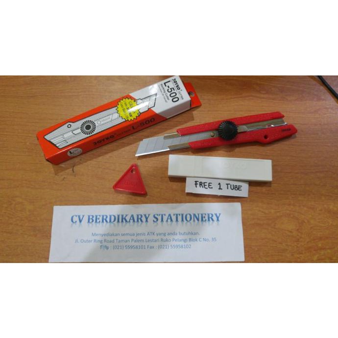 

Buruan Pisau Cutter Joyko L-500 Hot Sale
