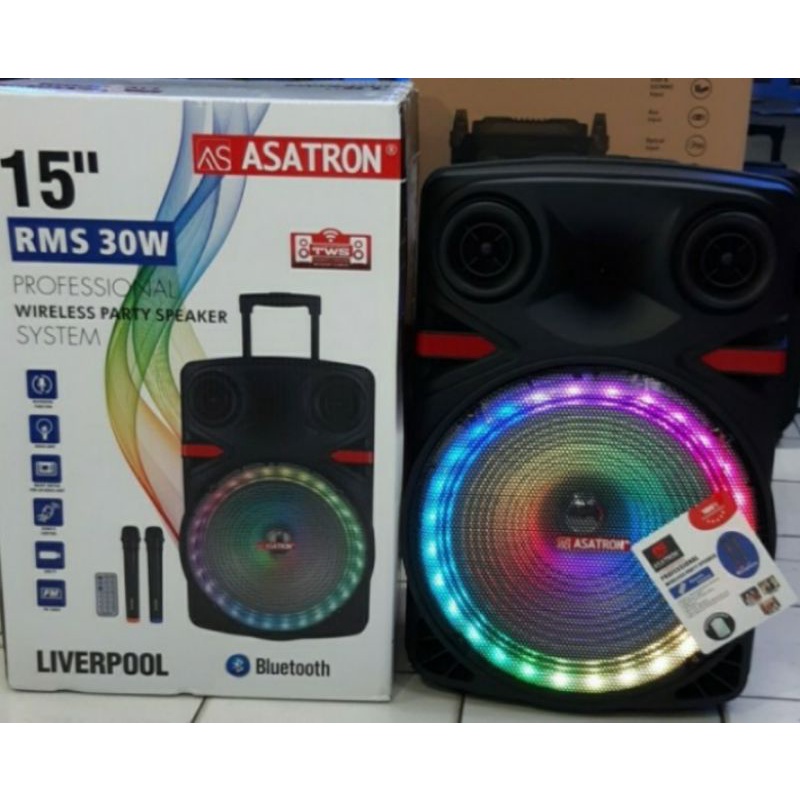 Speaker Portable Asatron 15 Inch New Asatron LIVERPOOL