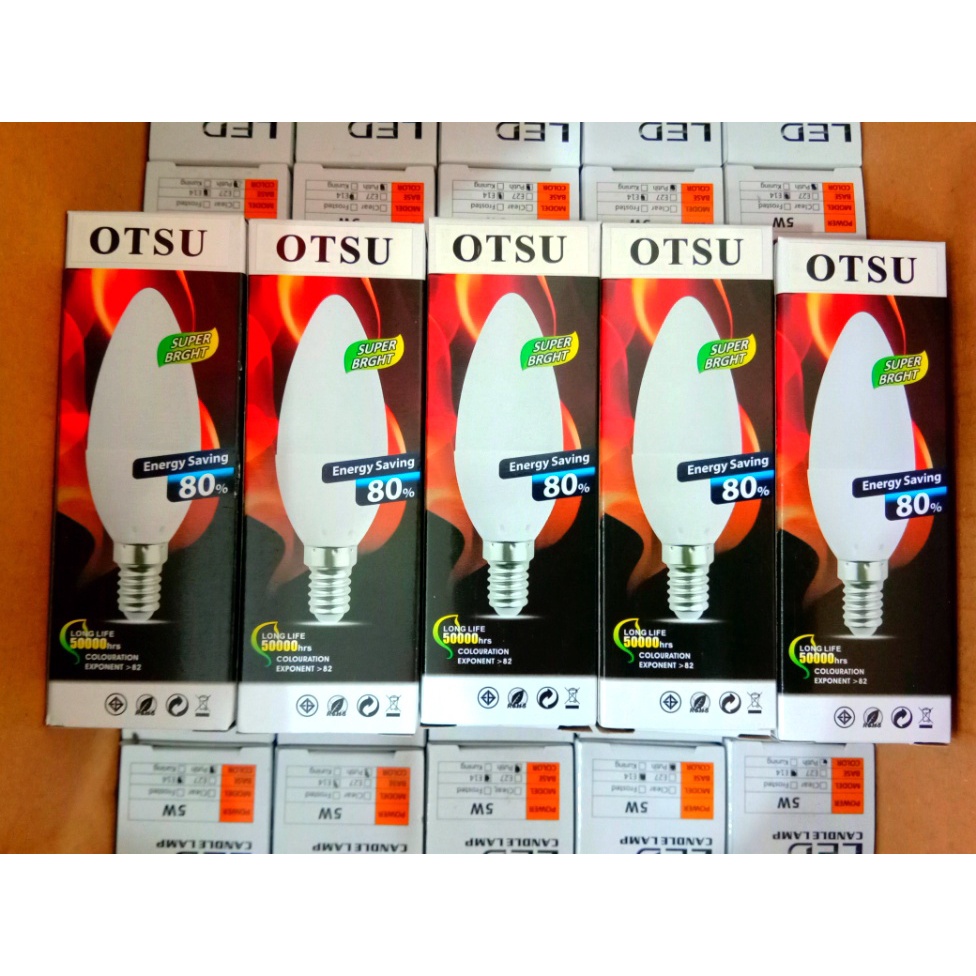 LAMPU CANDEL OTSU LED 5W PUTIH - E14