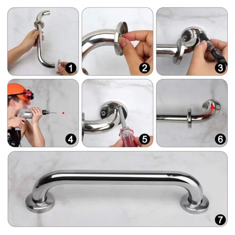 Pegangan kamar mandi/pegangan bathub/grab bar