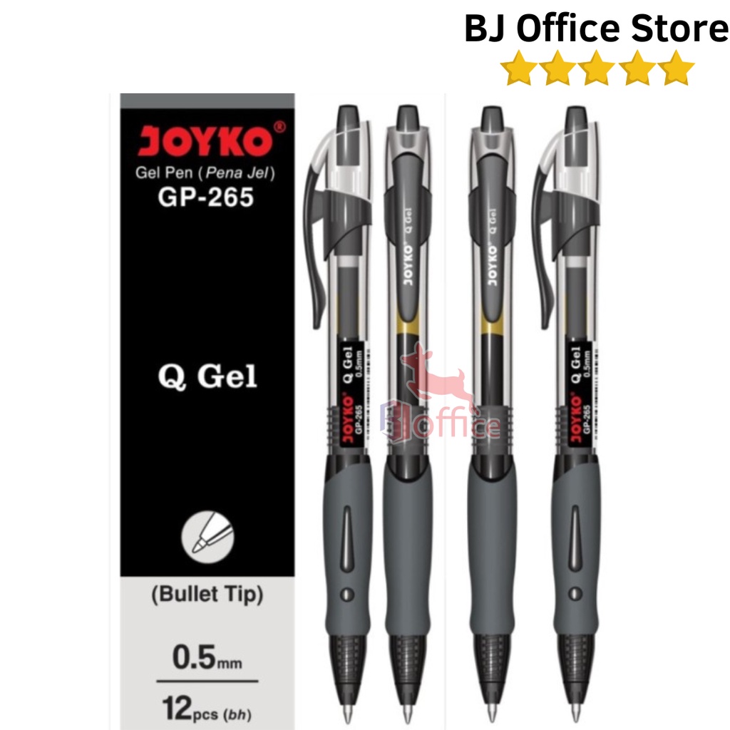 

Joyko Gel Pen GP-265 Ballpoint Pulpen Pena GP265 Q Gel 0.5 mm / Pack