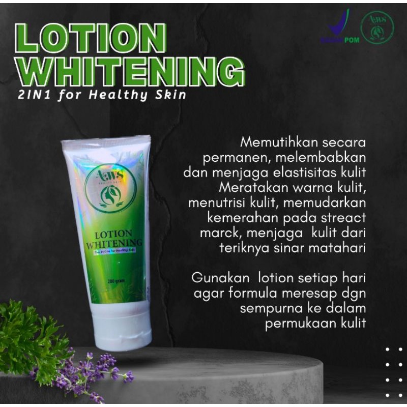 Lotion Whitening (Super Putih two in one)AWS BeautySkin