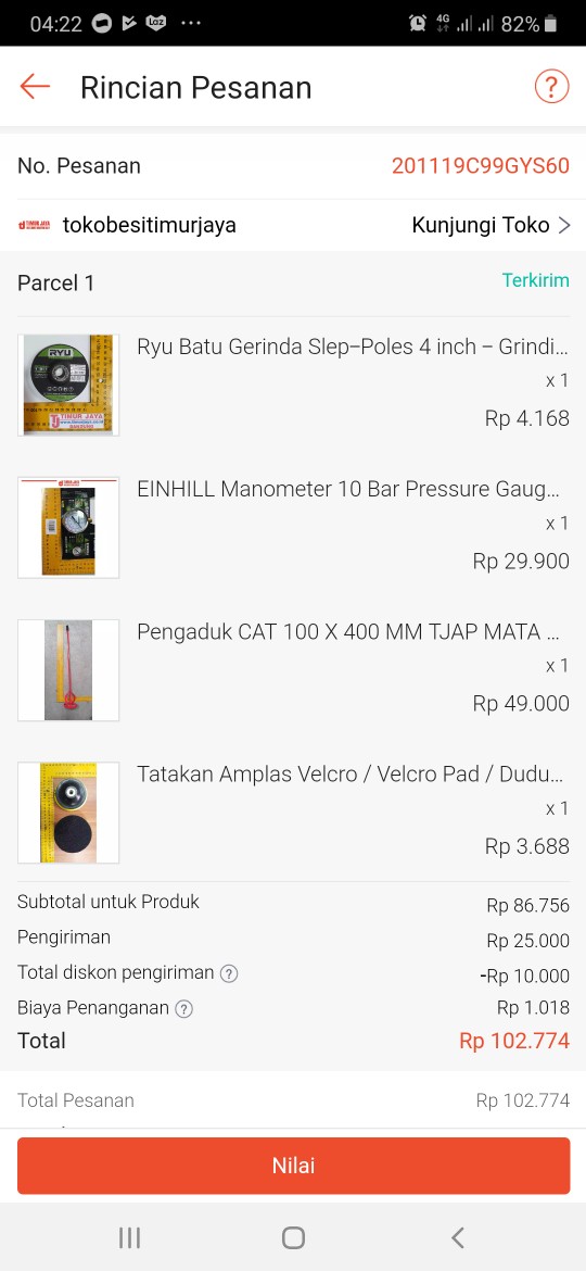 Pengaduk Cat 100 X 400 Mm Tjap Mata Eye Brand Tongkat Mixer Semen