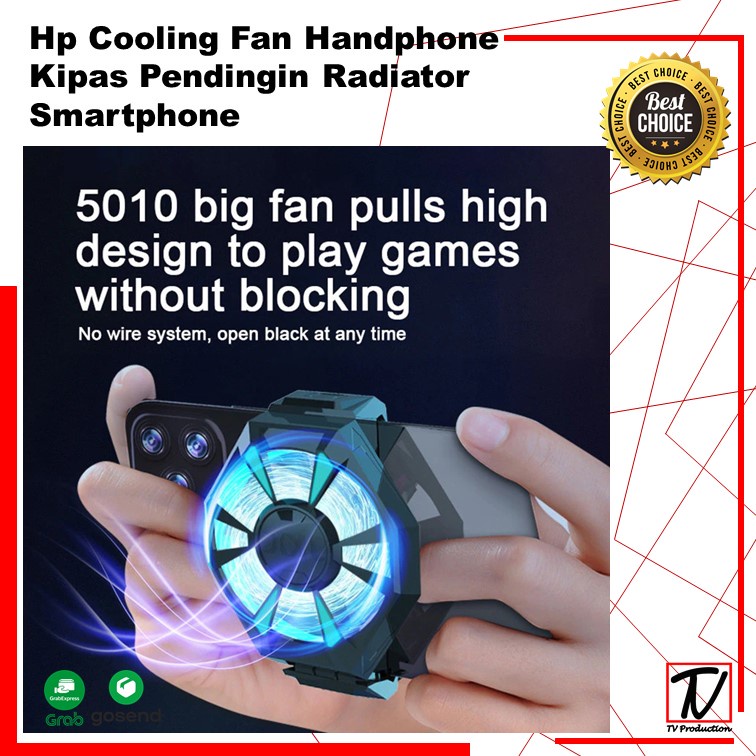 Pendingin Hp Cooling Fan Handphone Kipas Pendingin Radiator / Pendingin HP Gaming