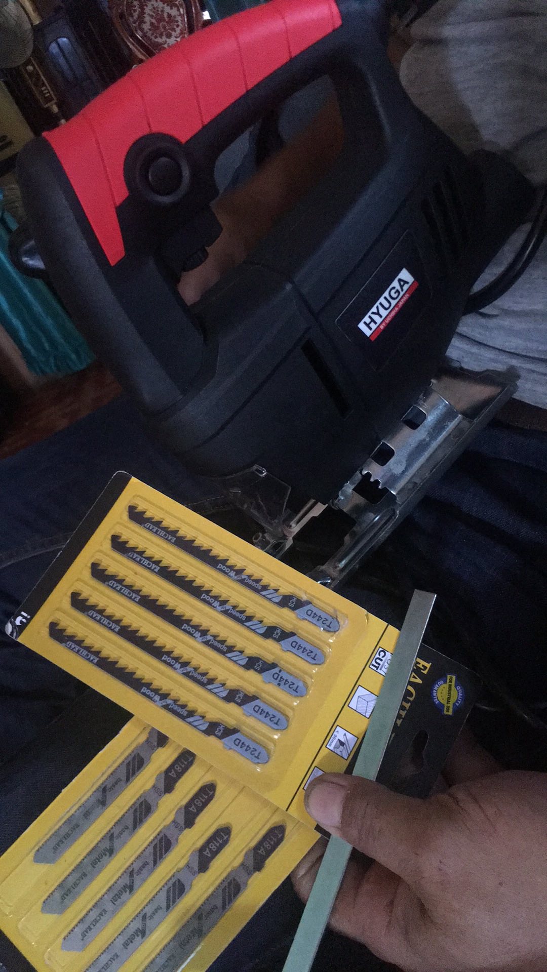 Promo Mesin Jigsaw Gergaji Kayu Triplek Besi Uchiha Type Heavy Duty Japan Bonus 5 Mata