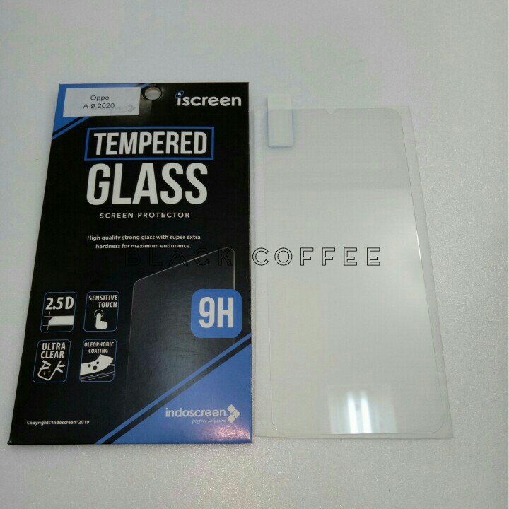Tempered glass oppo A9 2020 tempered glass iScreen bening
