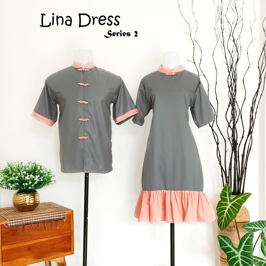 Lina Dress Series 2 | Kostum Imlek | Baju Kostum Imlek |baju imlek anak dan dewasa terbaru baju imlek keluarga dress imlek murah cheongsam anak dan dewasa murah