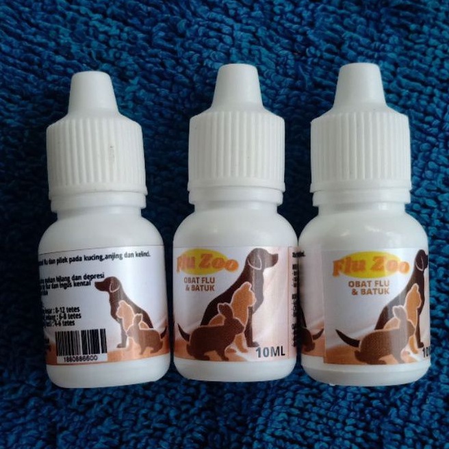 Obat Kucing Anti Flu Pilek Beler Bersin Kitten Cat 10ml fluzo zeorfarm