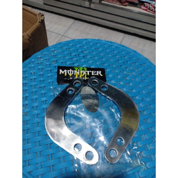 PANGKON MONO SHOCK VIXION CHROME DUDUKAN PEMENDEK ATAU PENINGGI SKOK SHOCK BELAKANG VIXION XABRE TEB