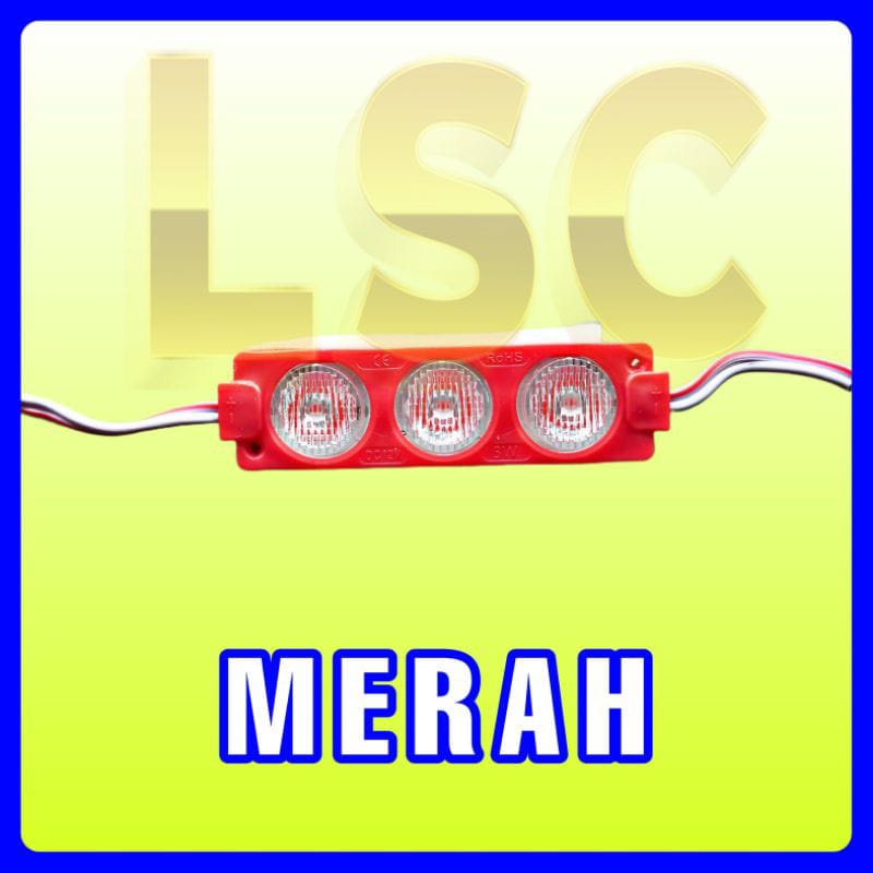 lampu led 3 mata 24v lampu kolong truk bis