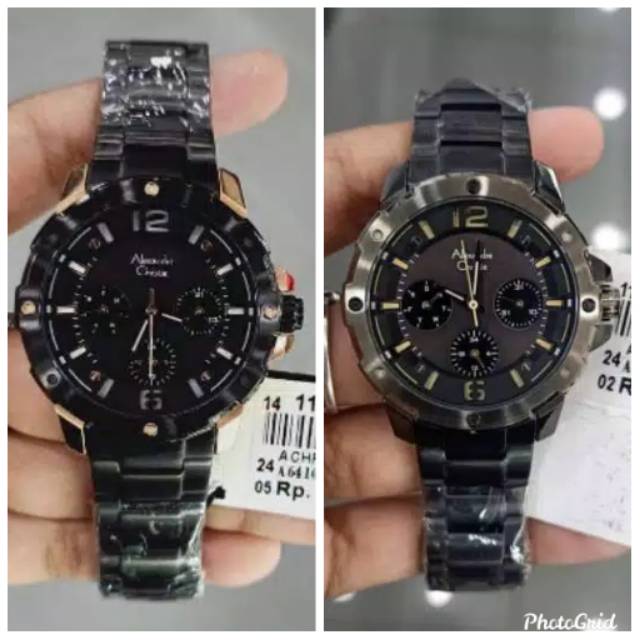 AC 6410 Ladies / AC6410 wanita Black rosegold Original