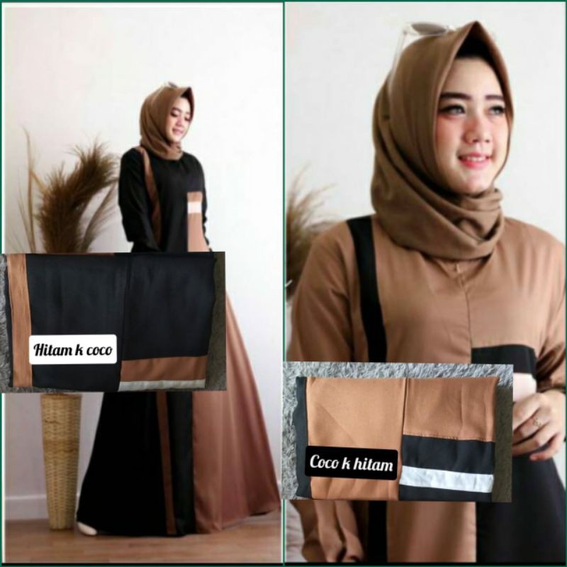 GAMIS MOSCREPE//BULAN MAXY//BUSANA MUSLIM
