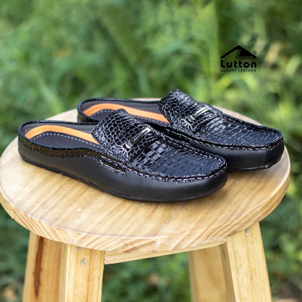 LUTTON - SEPATU MOCASIN - SEPATU SELOP TERBARU 2022 - SEPATU SELOP PREDATOR